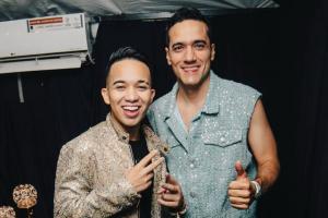 Samuel Morales, cantante, y Juank Ricardo, acordeonero
