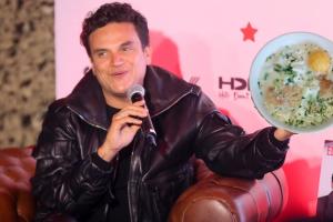 SIlvestre Dangond come tamal y changua tras sus conciertos en Bogotá