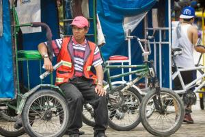 Trabajadores de bicitaxis