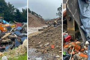 Mano dura contra el mal manejo de escombros: CAR impone fuertes medidas