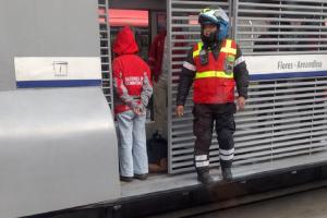 Cierre de estación Flores de Transmilenio