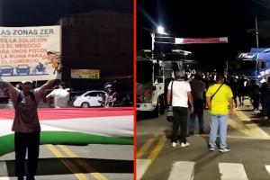 Los manifestantes anunciaron que continuarán con las movilizaciones de manera pacífica