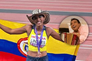 Natalia Linares y Diomedes Díaz