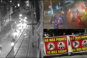 Vecinos de la localidad de Santa Fe se cansaron de los piques de los moteros