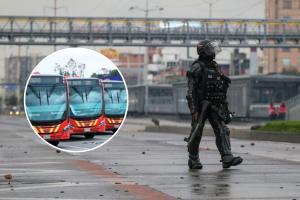 Protestas en la Nacional bloquean la NQS y la calle 26: TransMilenio desvía rutas