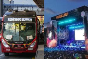 Transporte para miles de festivaleros