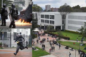 Universidad Nacional en llamas