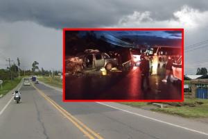 Accidente vía Cota Chía