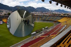 Baños del estadio El Campín de Bogotá