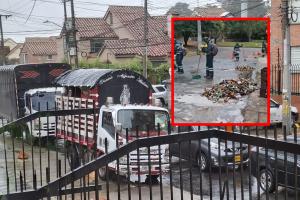 Camión de cerveza casi se vuelca por huecos en Cedro Golf