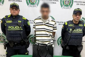 Hombre capturado en Fontibón