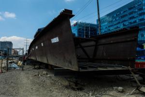 Cierre vial en la Avenida 68