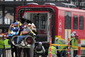 Zona para discapacitados en el Metro