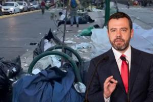 Galán no aguantó más alcaldes locales a coger la escoba y el recogedor