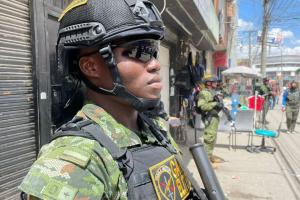 Uniformado del Gaula Militar