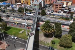 IDU pone a prueba el puente de la 150 le echan 71 toneladas encima