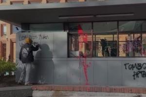 Manifestantes atacan el CAI en Chapinero habitantes están con miedo