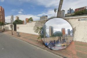 Protesta en el Colegio Mayor de Cundinamarca