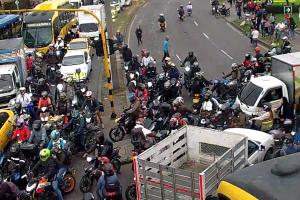 Trancones en Suba el 8 de octubre