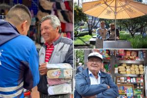 Vendedores informales en Bogotá