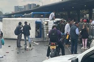 Accidente calle 26 Bogotá