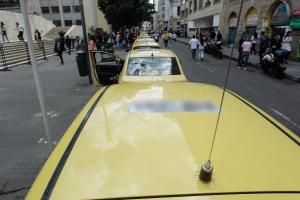 Robo en taxi de Bogotá