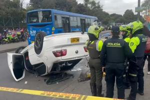 Accidente en avenida Mutis de Bogotá el 31 de octubre 2025