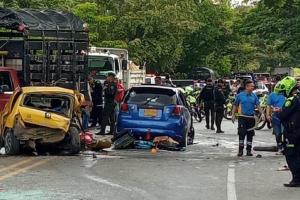 Accidente en vía Bogotá-Girardot