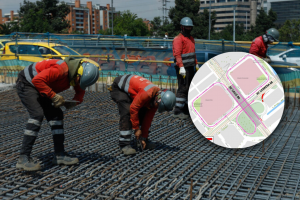 Cierre de la conectante oriente a norte de la calle 80 con carrera 68