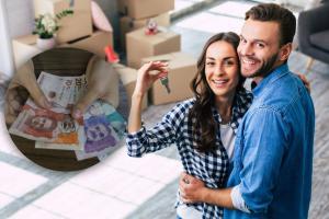 Familia solicitando crédito de vivienda