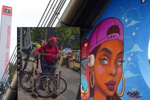 Distrito apretó en el Portal Norte vendedores quedaron viendo un chispero