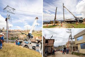 Ciudad Bolívar se ilumina: 560 familias ya cuentan con energía eléctrica