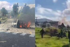 Fuerte explosión en Tunja: volqueta bomba afectó 29 viviendas