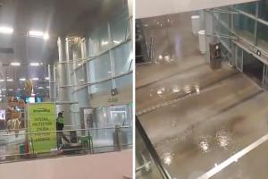 Inundaciones en el aeropuerto El Dorado