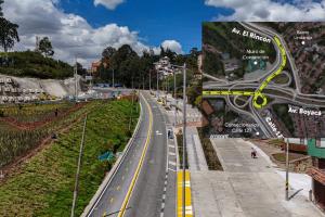 Nueva Av. El Rincón así pueden salir rápido del trancón en Suba