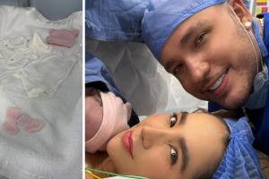 Paola Jara y Jessi Uribe se estrenan como papás