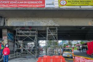 Puente vehicular de la NQS con calle 19