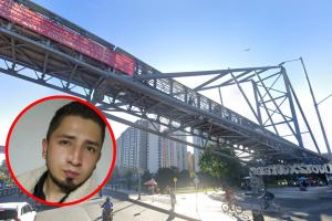 Puente de la Boyacá con 80, donde mataron a Víctor Alejandro Ladino