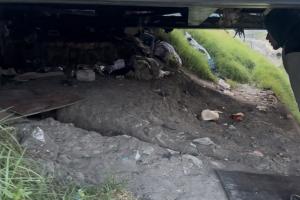 Zona de la explosión en Kennedy