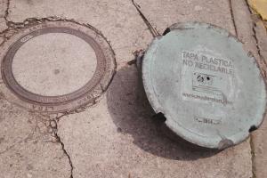 Tapas de alcantarilla en Bogotá