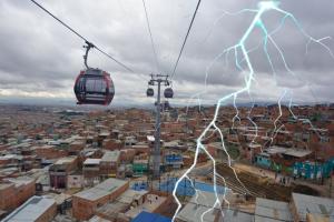TransMiCable suspende servicio temporalmente por tormenta eléctrica