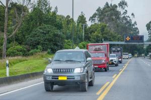 Velocidad máxima en el km 18 de la vía al Llano