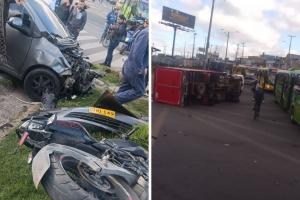 Accidente de tránsito en Yomasa