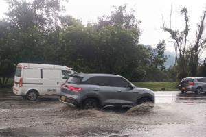 Encharcamientos en Bogotá por lluvias