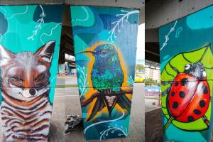 IDU montó galería urbana Bogotá ahora parece un museo al aire libre