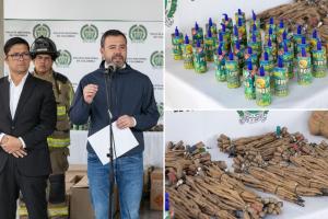 Incautaron 970 kilos de pólvora en Bogotá