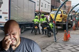 Movilidad barrio en San Andresito Conductores se les enredó la prima