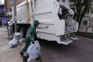 Recolección de basuras en Bogotá