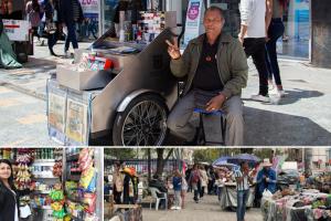 Vendedores ambulantes en Bogotá