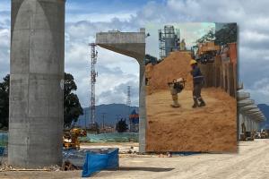Trabajador del Metro bailando